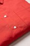 Red long sleeve button shirt - 3