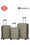 Premium 3 Piece large capacity PP Trolley cases 4997-CHAMPANGE