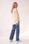 Yellow poplin shirt with tassel detail - 2