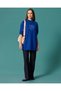 Çiçek Aplikeli Bisiklet Yaka Sweatshirt - 2