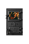 RECTANGULAR MODEL FIREPLACE DOOR WITH GLASS