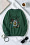 Unisex Caroline Printed Crew Neck Sweatshirt