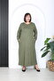 Women's Stone Printed Plus Size Dress - 2