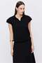 Women's Polo Collar Short Sleeve Knitwear - 2