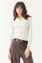 Women's Polo Neck Knitwear Sweater