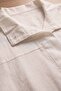 White shirt with drawstring waist and pockets - 3