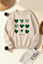 Unisex Kırıshıma Heart Printed Crew Neck Sweatshirt