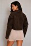 Women's Brown Suede Tassel Jacket - 6