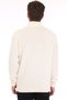 Kemik Men's 80% Wool 20% Acrylic Knitted Half-Zip Stand Collar Knitwear Sweater Trist-5365 - 4