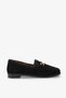 Stela Women's Genuine Leather Casual Shoes - Black Suede