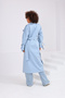 Women's Belted Long Trench Coat Oversized Cut - 2