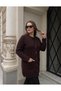 Baklava Karyağdi Pattern Steel Knit Classic Knitwear Women's Jacket - 2