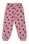 Heart Patterned Sweatpants for 2-5 Years Old - Pink - 2