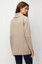 Women's Degaje Collar Skirt Floral Embroidered Wool Sweater K.Beige - 4