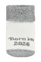 Born Curly Towel 6-2 Piece Baby Boy Sock Set - 2