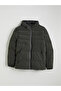 Ozmarka New Season Khaki Regular Fit Hooded Men's Puffer Jacket - 6