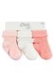 Kıvrık Basic 3-Piece 6-Piece Baby Girl Sock Set - 6