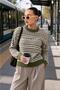 Women's Patterned Crew Neck Knitwear Knitted Sweater 265229 -