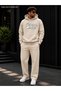 Men's Legend since 1975 Printed Tracksuit Set / Hooded Sweatshirt and Straight-Leg Bottoms