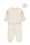 Ruffle Detailed Tracksuit Set for 6-9 Years Old - Beige