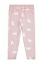 Rabbit Patterned Tights for 2-5 Years - Lilac - 2