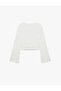 Bow Tie Long Sleeve V-Neck Lace Blouse - 6