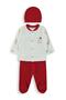 I Dad Mom Bodysuit Sets - Red - 2