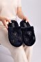 Women's Brown Butterfly Embroidered Soft Plush Home - Dowry - Bundle Slippers