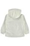 Fleece Lined Plain Raincoat for 6-9 Years Old - Ecru - 2