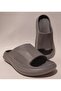 Gray Eva Plastic Extra Light Anatomical Sole Men's Pool Beach Gym Work Home and Street Slippers - 2