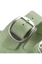 Mr205 Green Genuine Leather Mostra Covered Double Buckle Unisex Orthopedic Cork Sole Slippers - 4