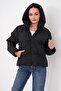 Women's Stone Embroidered Hooded Inflatable Coat 265300 - - 3
