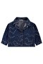 Heart Patterned Jacket for 2-5 Years Old - Blue - 3