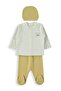 Mini Man Bodysuit Sets - Brown