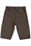 Knitted Cargo Pants with Pockets for 6-18 Months - Brown - 2