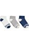 Soft Basic 3-Pack Boys' Booties Socks for Ages 2-12