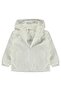 Fleece Lined Plain Raincoat for 2-5 Years Old - Ecru - 3