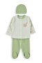 Miss You Love Bodysuit Sets - Green - 2