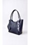 Carla Large Size Bag with Scarf and Mini Wallet (Navy Blue) - 3