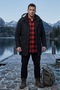 Regular Fit Detachable Hood Pure Cotton Gabardine Fabric Long Parka Coat - 7