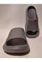 Gray Eva Plastic Extra Light Anatomical Sole Men's Pool Beach Gym Work Home and Street Slippers - 3