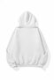 Unisex Soft Textured on Fire Risk Printed Design Oversize 3 Thread Hoodie Sweatshirt - 2