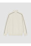Vizyon New Season Beige Stand Collar Printed Men's Sweatshirt - 6