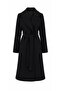 Long Cashmere Coat with Belt, Lined, Stylish Premium Winter Coat - 2