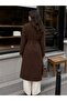 Long Cashmere Coat with Belt, Lined, Stylish Premium Winter Coat - 6