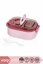 550 ml Single Layer Stainless Steel Bento Lunch Box New Generation Lunch Box with Sauce Bowl Model-7084