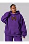 3 Yarn Combed Cotton Ribbon Leopard Pattern Printed Large Size Unisex Sweatshirt Mq1