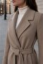 Long Cashmere Coat with Belt, Lined, Stylish Premium Winter Coat - 4
