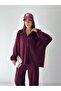 Modal Fabric Oversize Set with Snap Fasteners and Elasticized Legs - 3