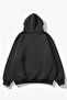 Unisex Soft Textured Cherry Printed Design Oversize 3 Thread Hoodie Sweatshirt - 2
